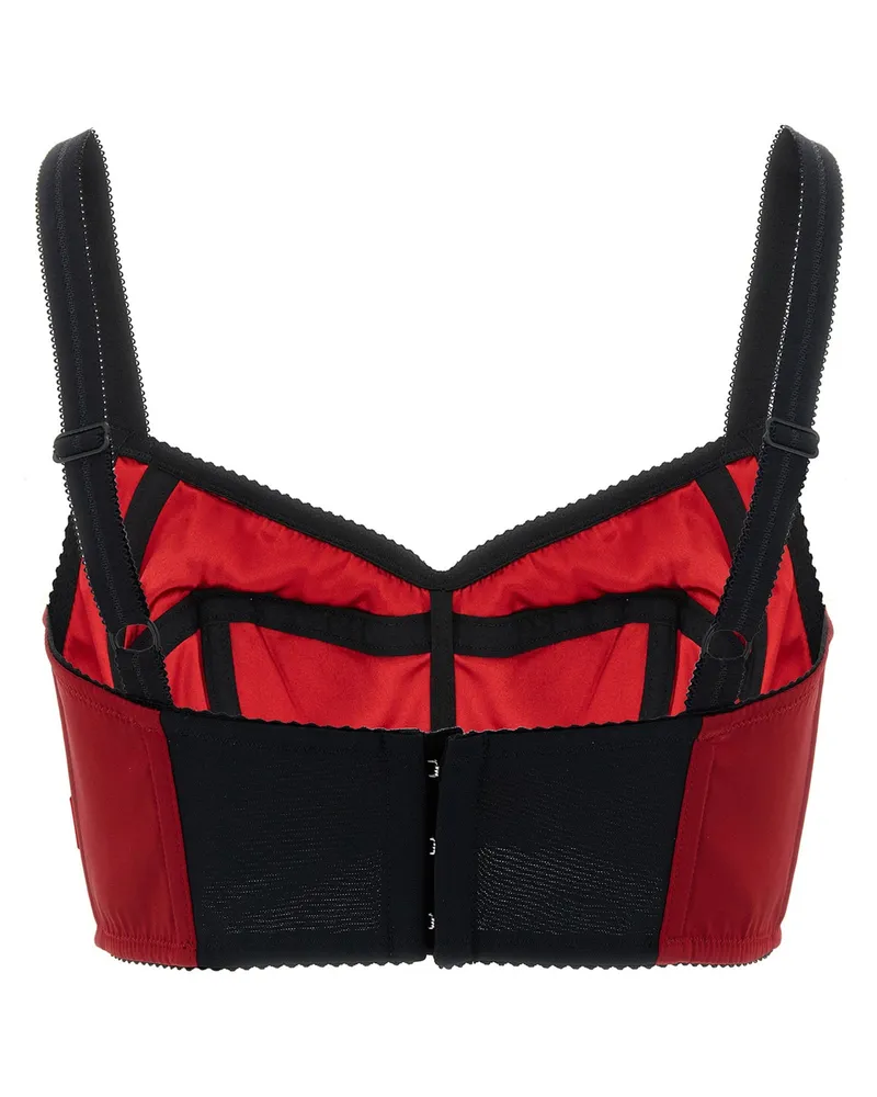 Dolce & Gabbana Bustier Top — Red Red