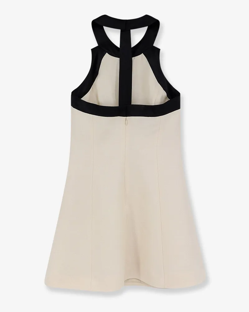 Valentino Garavani Women's Mini Dress With Bow Detail White Virgin Wool White