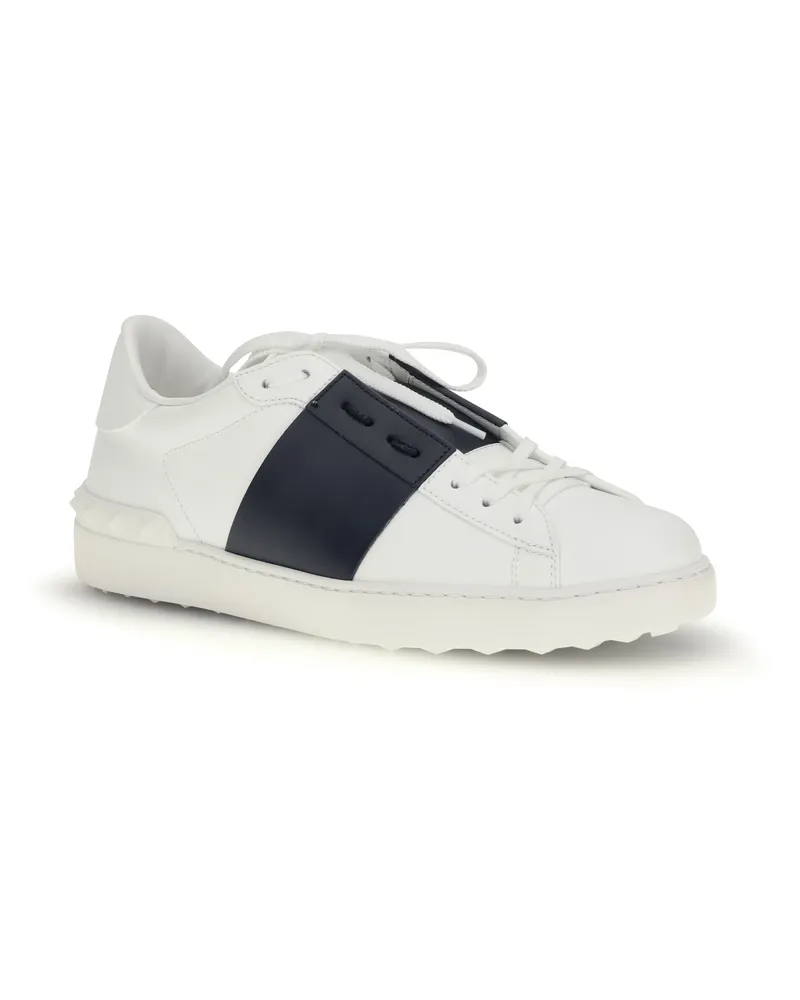 Valentino Garavani Men's Open Sneakers Bianco-Marine-Bianco Bianco/marine/bianco White