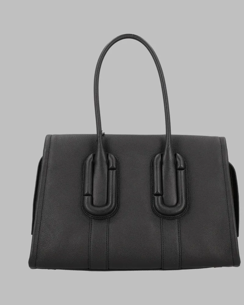Marc Jacobs Babe City Calfskin Leather Tote Bag — Black Black