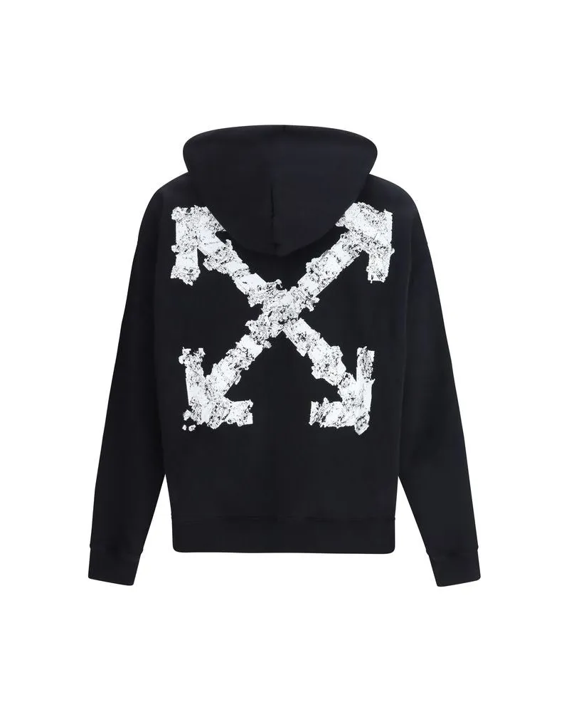 OFF-WHITE Men Black Cotton Sweatshirt Clothing Black