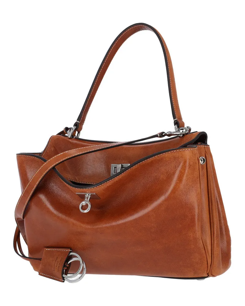 Balenciaga Women's Bags Brown Lamb Leather Brown