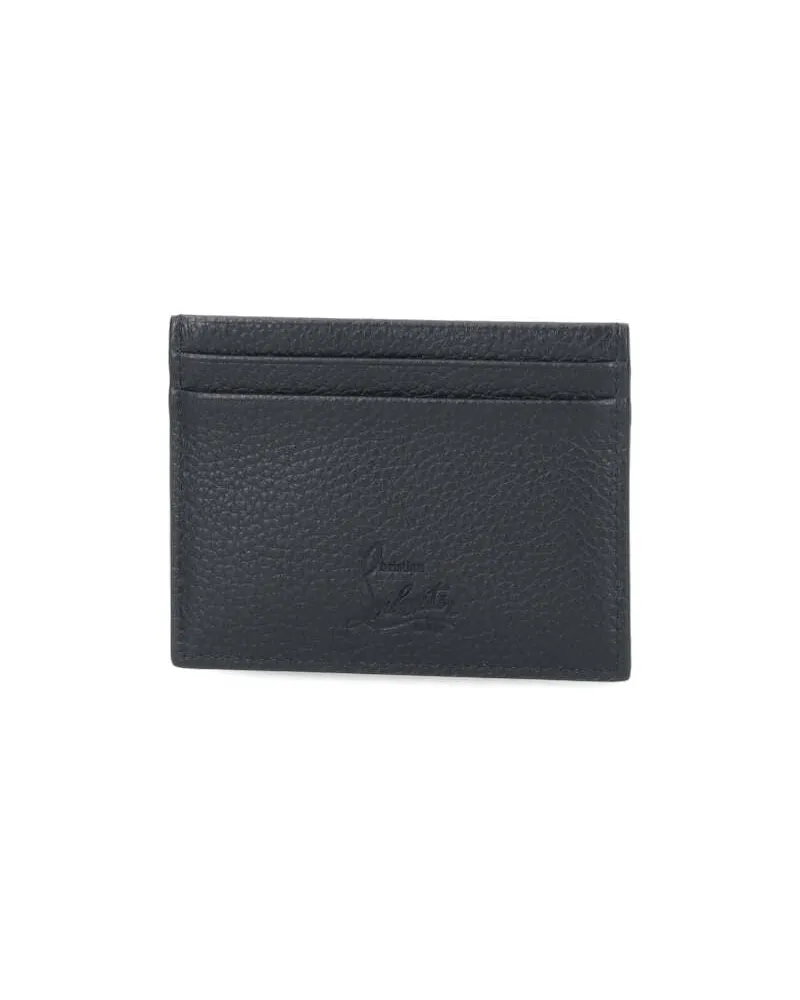 Christian Louboutin Women's Wallets Black Calf Leather Black