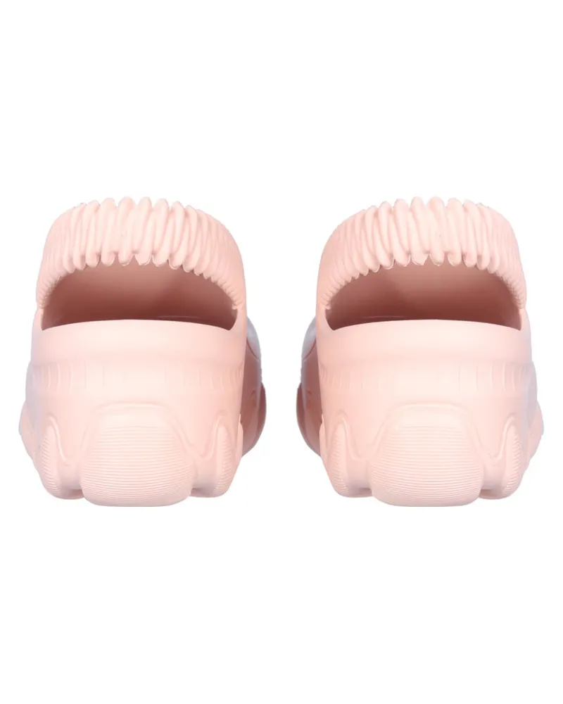 GCDS Curled Grip Sole Sandals — Pink Pink