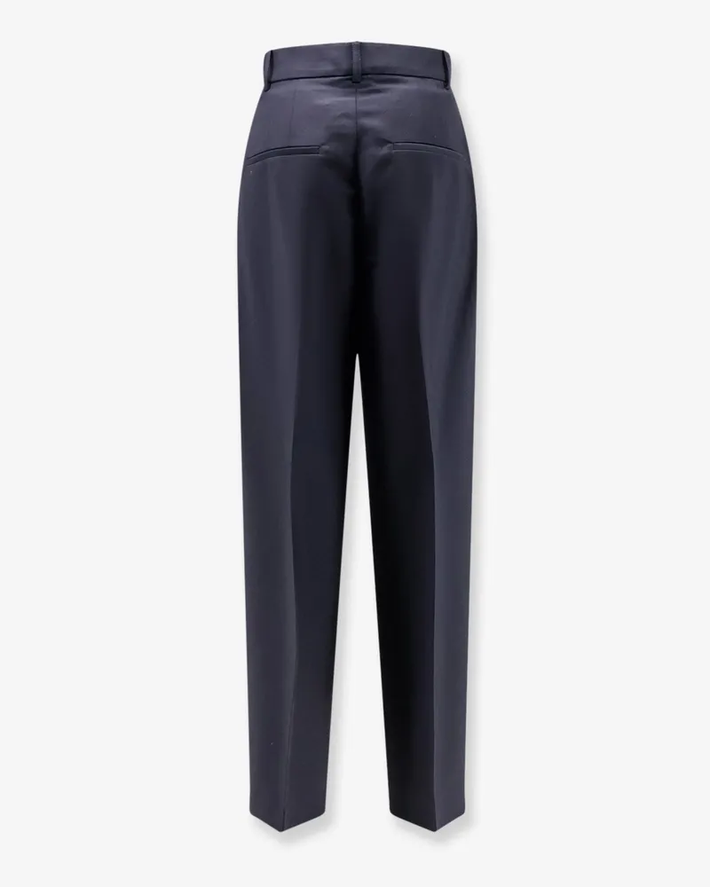 Róhe Women's Trousers Virgin Wool & Mohair Blue Blue