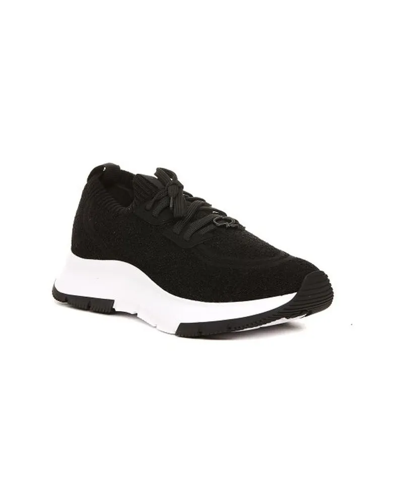 Gianvito Rossi Women's Black Fabric Athletic Sneakers Black