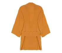 Linen Kimono Jacket — Orange