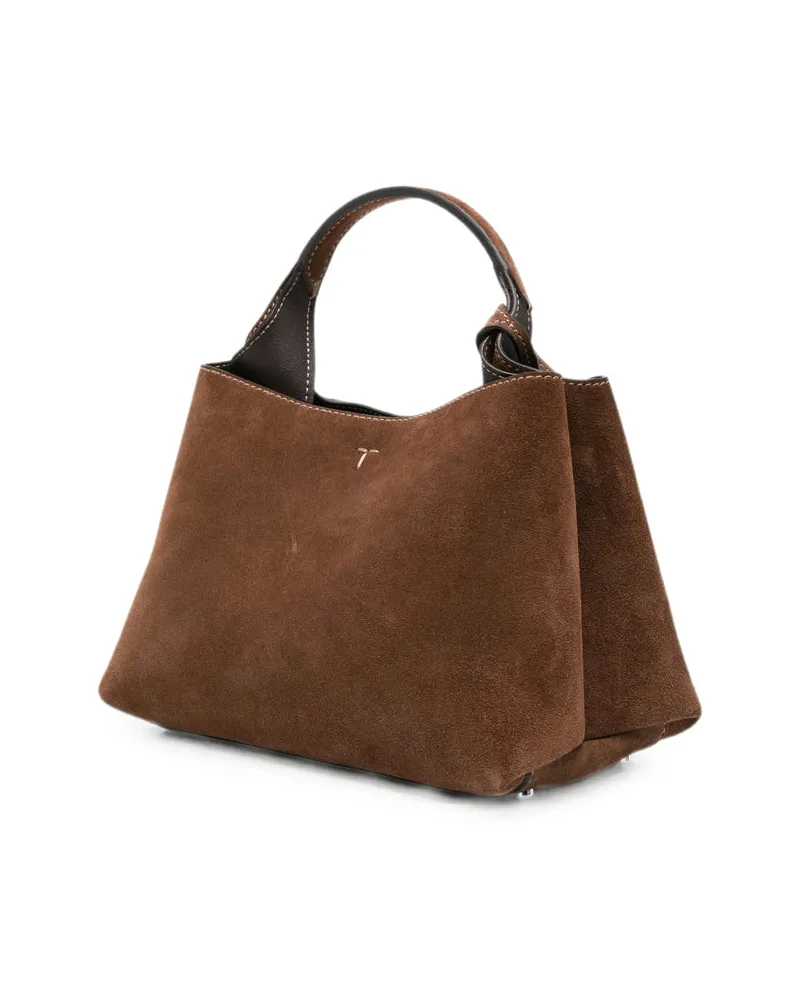 TOD'S T Timeless Tote Bag — Brown Brown