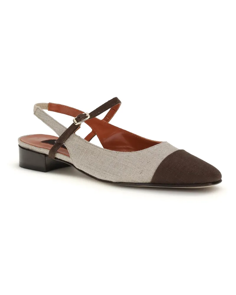 Carel Women's Oceano Ballerinas Beige-Brown Beige/brown Flat Shoes Beige