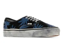 Men's Printed Canvas Authentic Sneakers Archiveblack