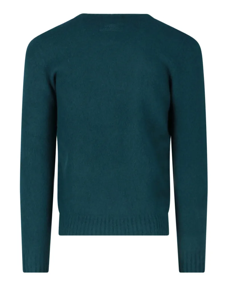Drumohr  Men's Sweaters Green Lambswool Teal