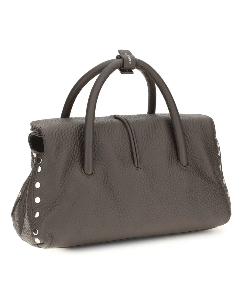 Zanellato Women's Shoulder Bag Centauro Brown Leather Castel Del Monte Calf Brown