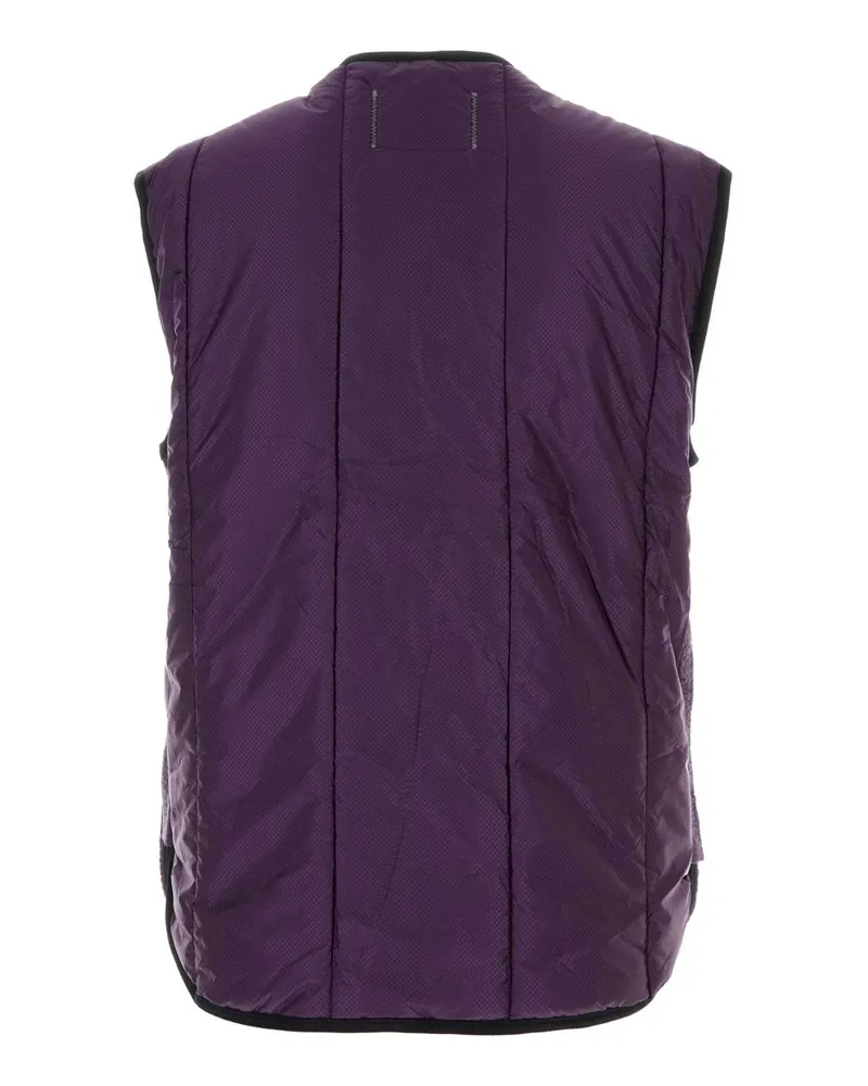 RefrigiWear Men's Purple Nylon Twingo Sleeveless Jacket Viola Giubbini Purple