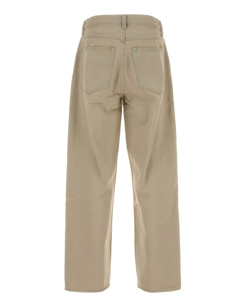 AGOLDE Men's Sand Denim Jeans Burnishedkhakimdkhakiwsh Exterior: Cotton Beige