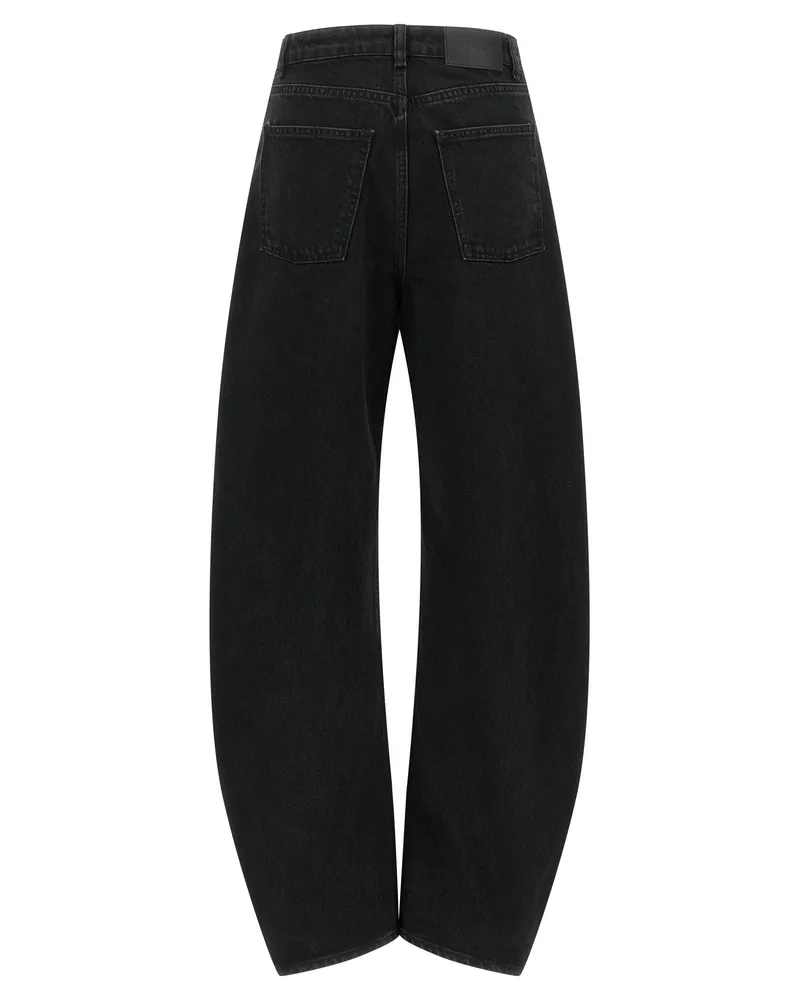 ROTATE Birger Christensen Barrel Jeans — Black Black