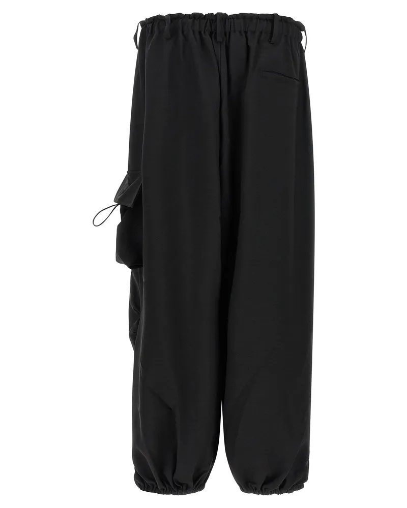 Y-3 Oversized Technical Cargo Pants — Black Black