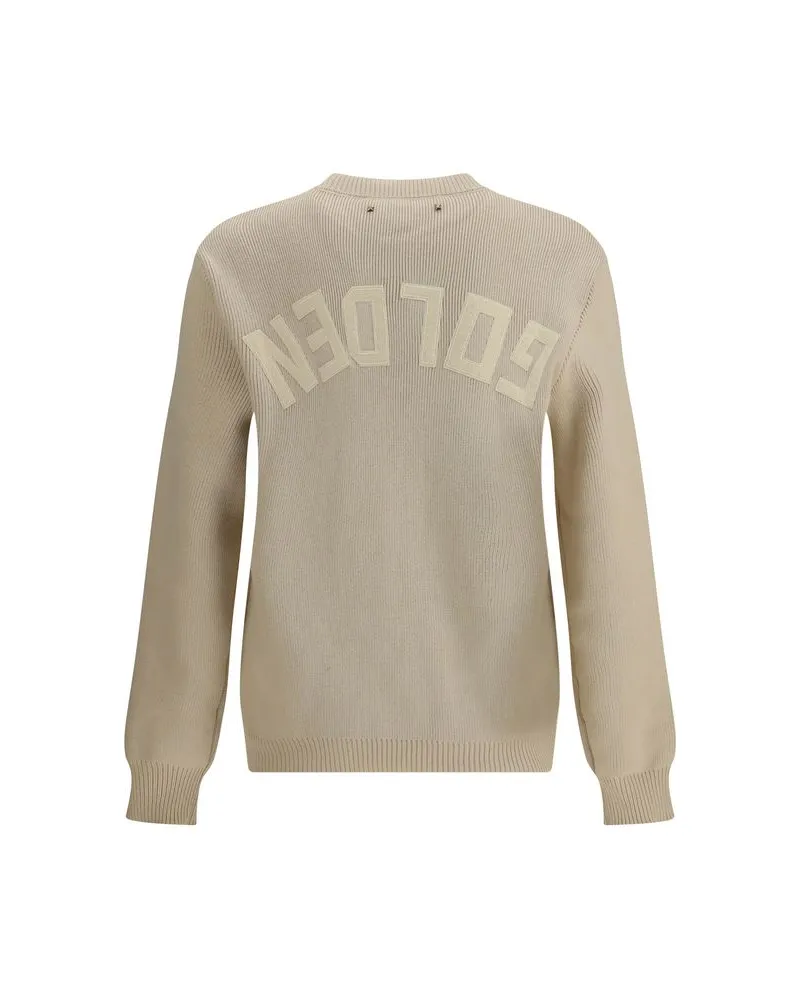 Golden Goose Men's Beige Cotton Sweatshirt Clothing Beige