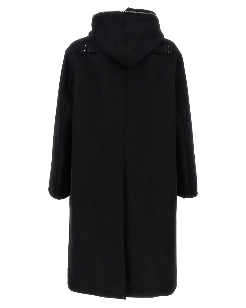 Rick Owens Gimp Mac Coat — Black Black