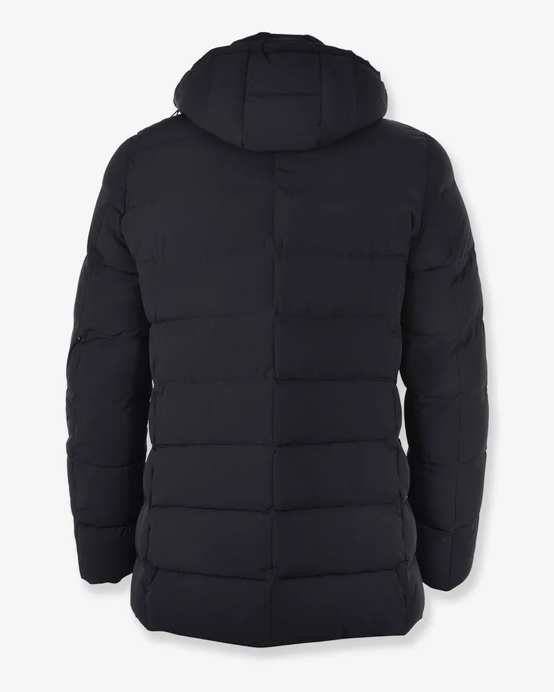 MOORER Men's Down Jacket Florio-Kn Blue Polyester Black