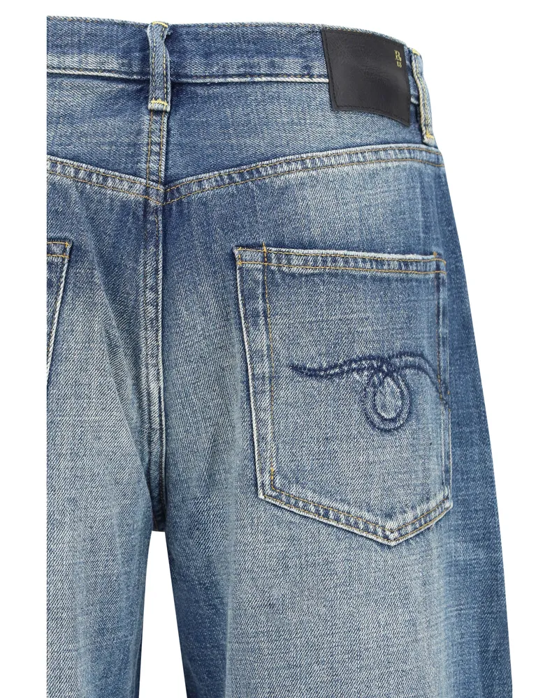R13 Women's Jeans Darcy Loose Raine Blue Cotton Blue