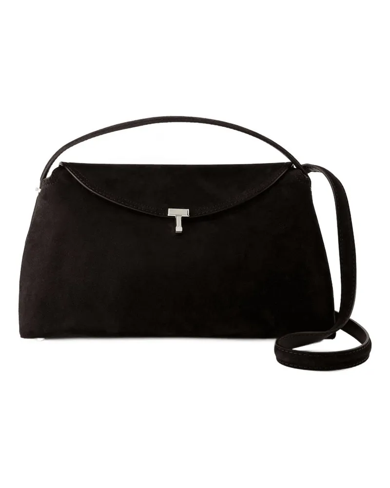 Totême Women's T Lock Crossbody Bag Brown Calfskin Brown