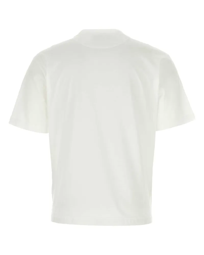 Prada Cotton T-Shirt — White White