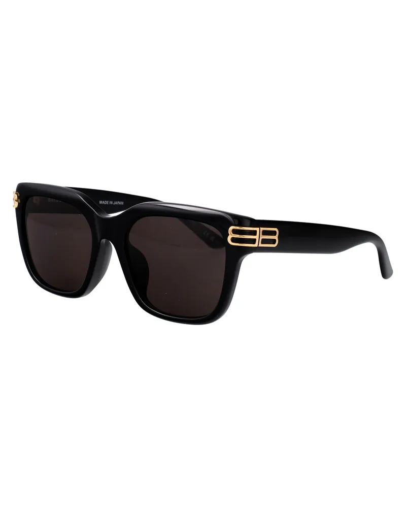 Balenciaga BB0433SK Black Acetate Sunglasses — Black Black
