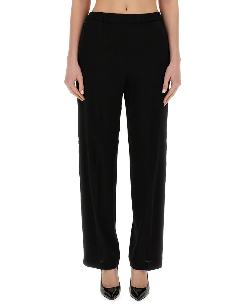 Fabiana Filippi Viscose Trousers — Black Black