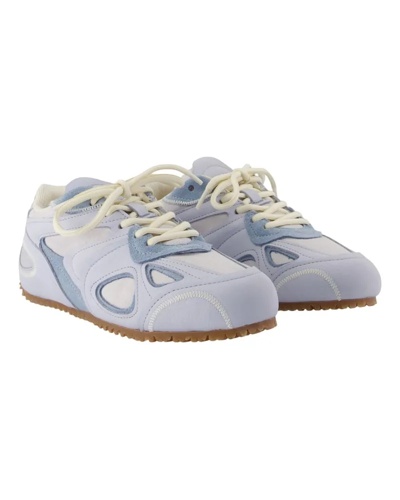 Axel Arigato Women's Slow Runner Sneakers -  Leather Blue Calfskin Shoes Blue