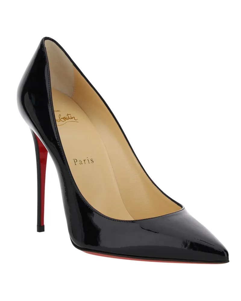 Christian Louboutin Women's Kate Pumps Black High Heel Shoes Black