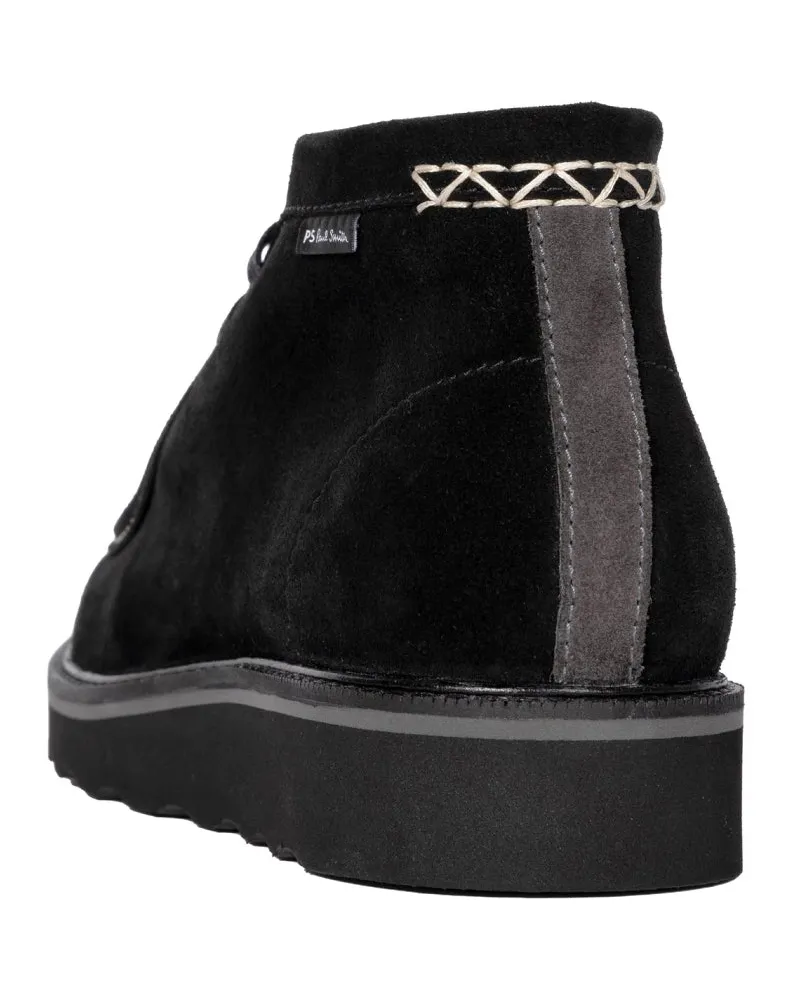 Paul Smith Men's Ps Tobruck Lace-Up Chukka Boots Black Shoes Black