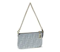 Women's Baguette Clutch Blue Cotton