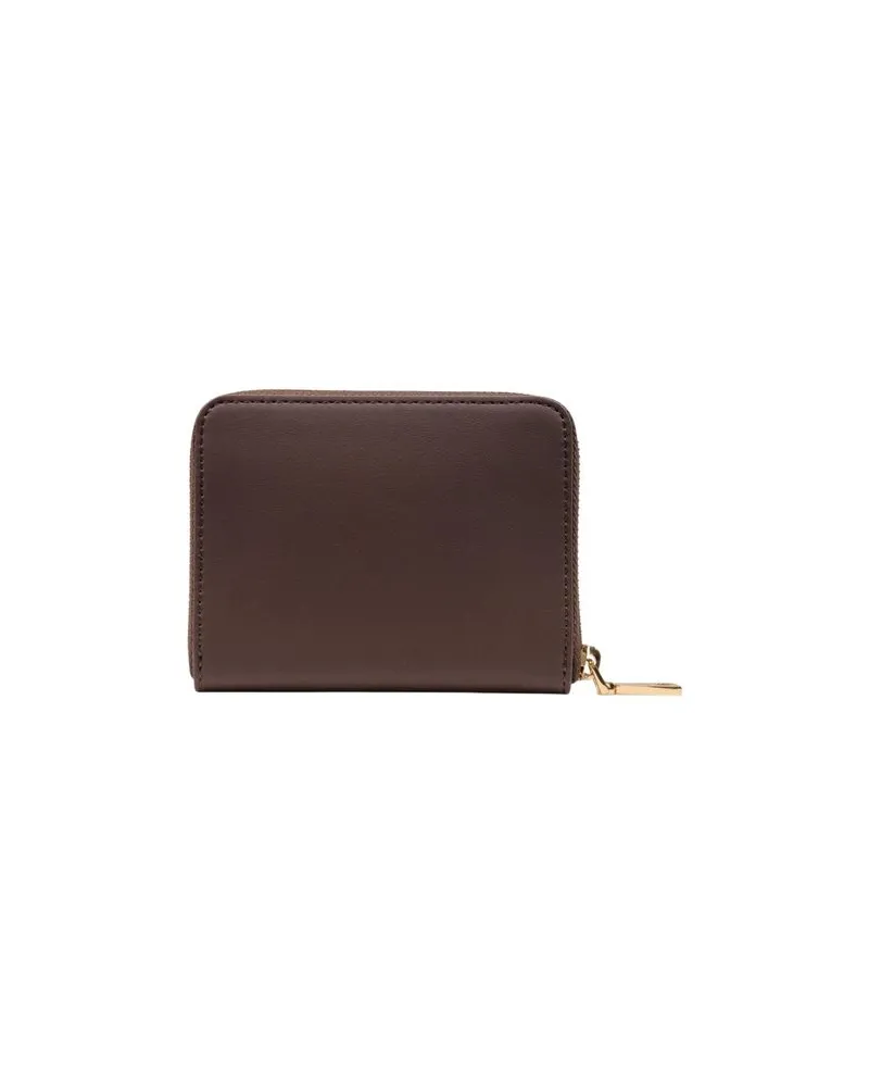 Moschino Women's Brown Polyethylene Wallet Brown
