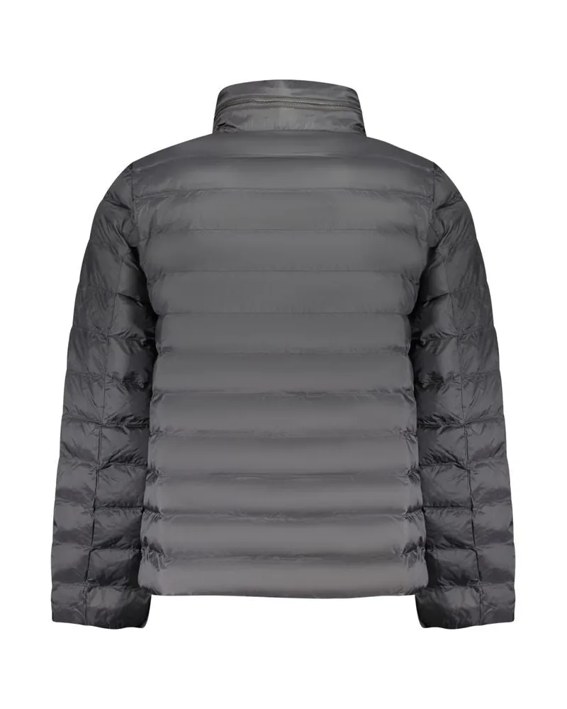 Calvin Klein Quilted Nylon Down Jacket — Black Black