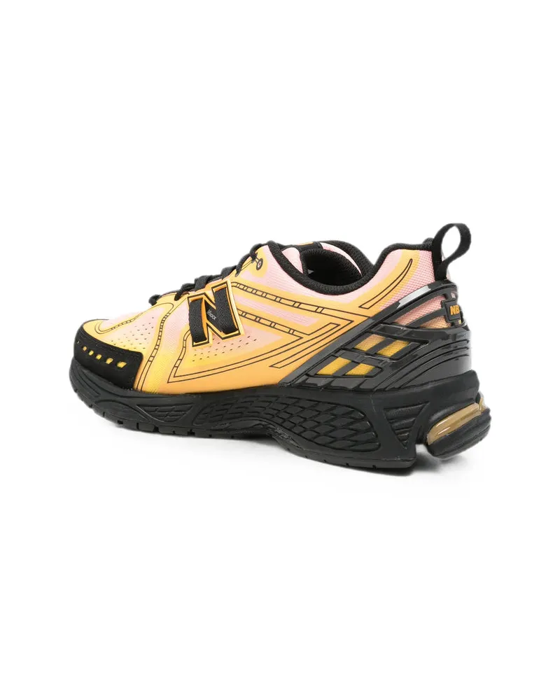 New Balance Bold Colorblock Low-Top Sneakers — Yellow Yellow