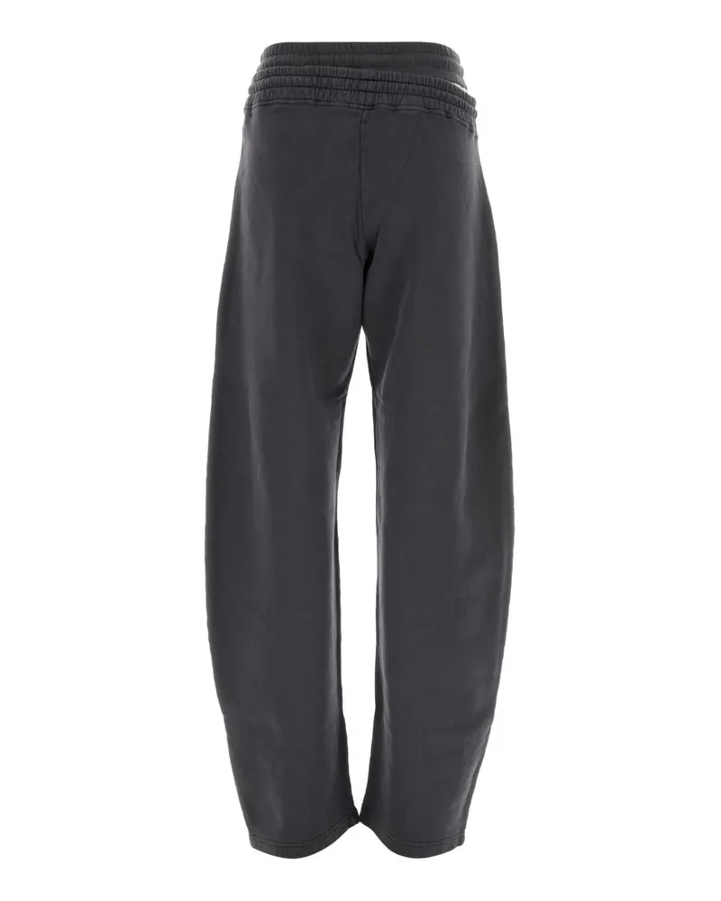 ATTICO Grey Exterior: Cotton Pantaloni Trousers Gray