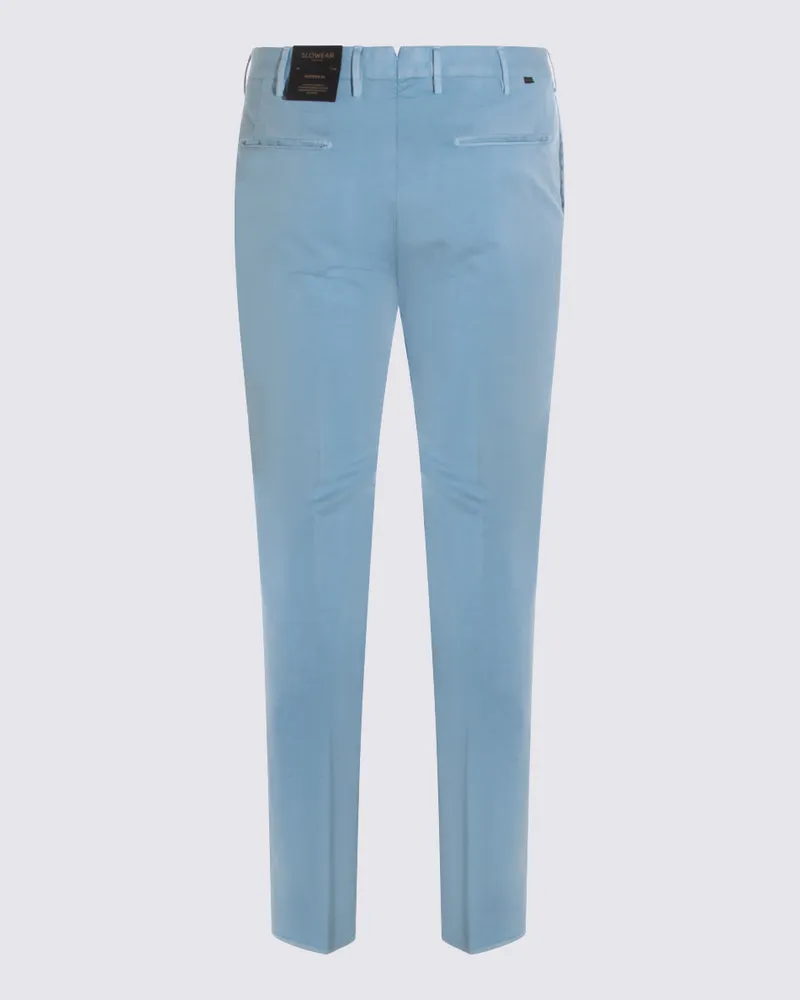 Incotex Men's Trousers Light Blue _100 % Co Blue