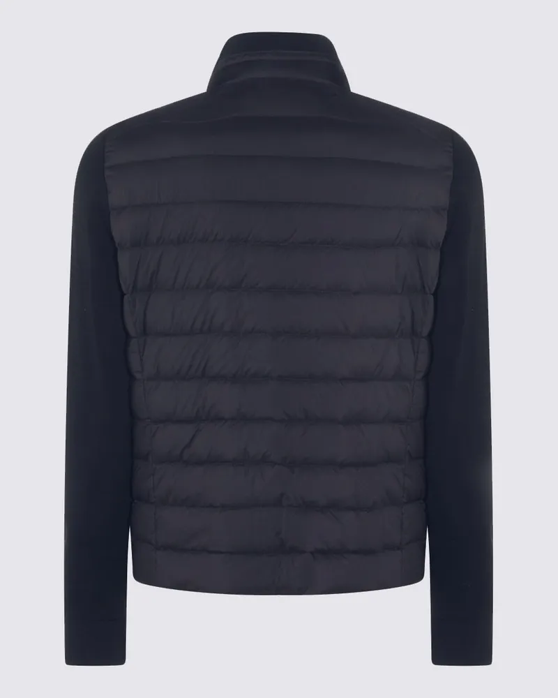 MOORER Men's Coats Blu Black