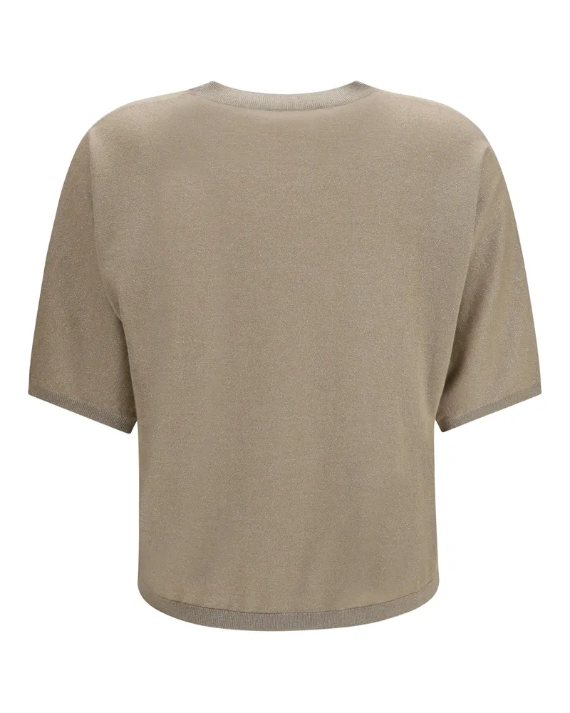 Brunello Cucinelli Cashmere and Silk Sweater — Brown Brown