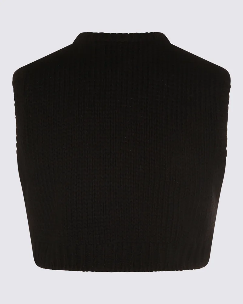 Max Mara Women's Top Nero _100 % Co Black