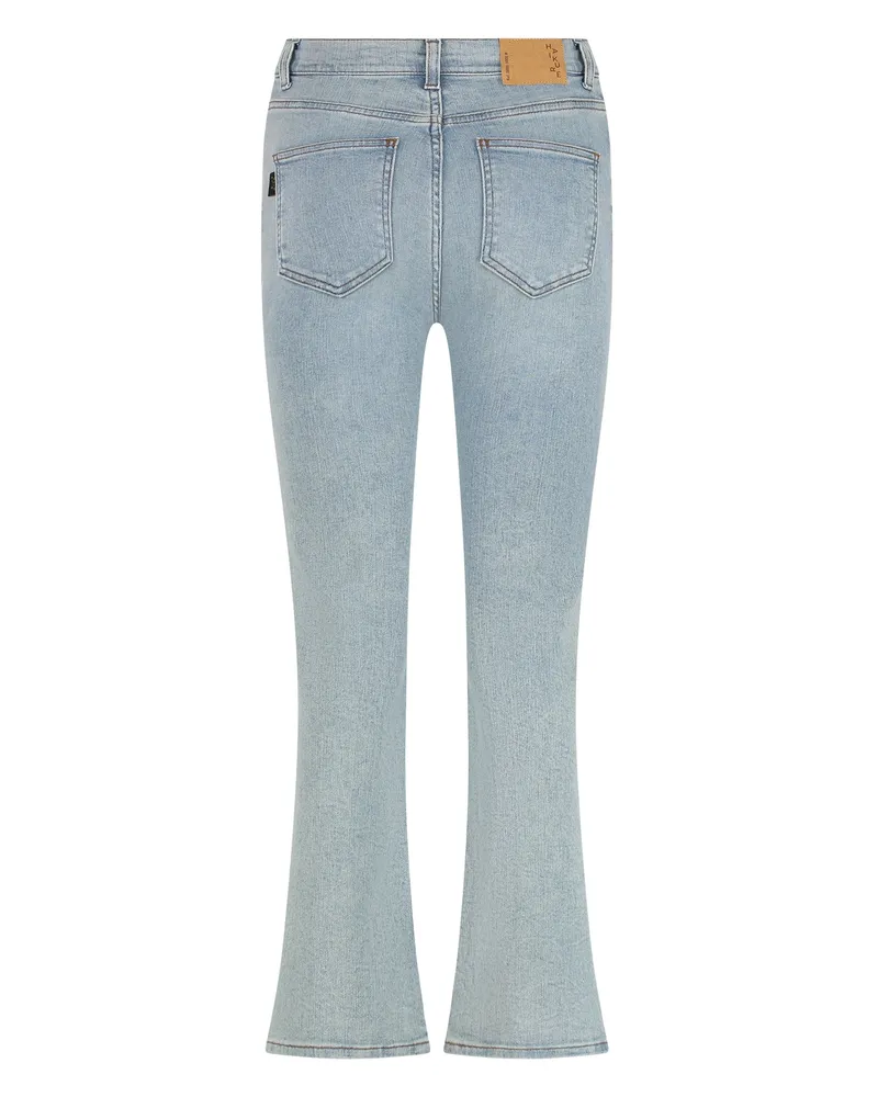 Haikure Women's Formentera 5-Pocket Flared Jeans Denim Cotton Blue