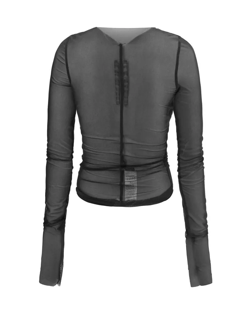 Rick Owens Women's Black Nylon Blouse Black