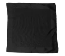 Silk Pocket Square — Black