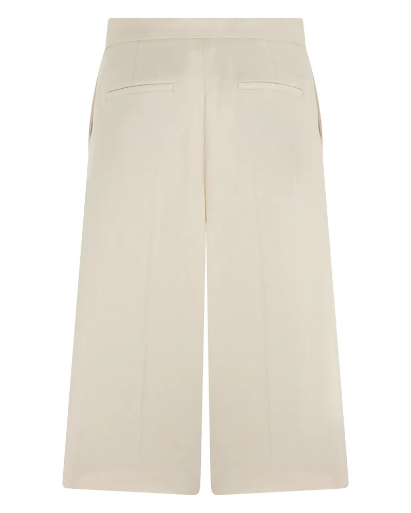 Max Mara Women's Linen Shorts Beige Beige