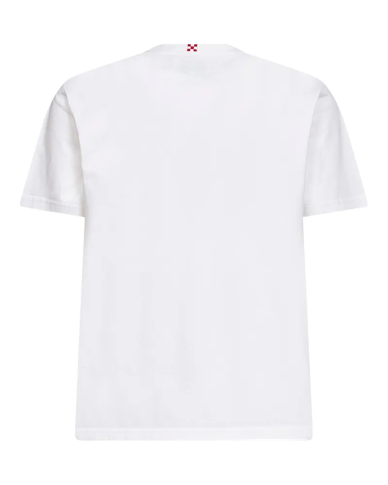 MC2 Saint Barth Men T-Shirt Denver White Cotton T-Shirts And Polos White