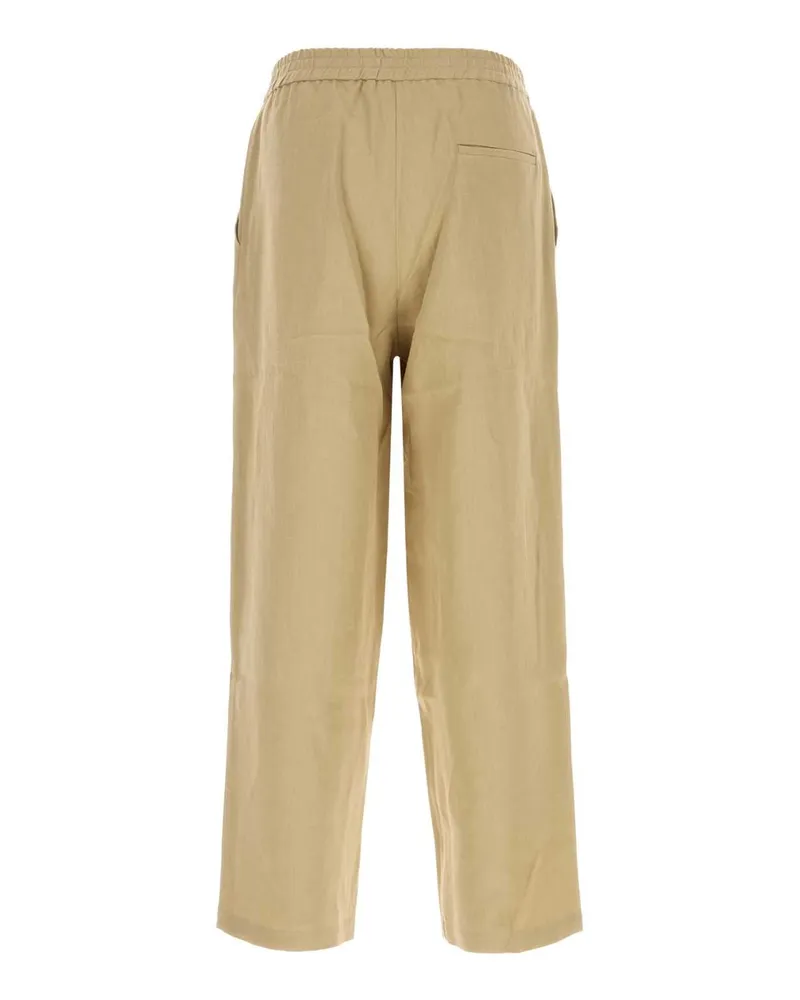 Le Kasha 1918 Men's Beige Linen Pant Dune Exterior: Organic Pantaloni Beige