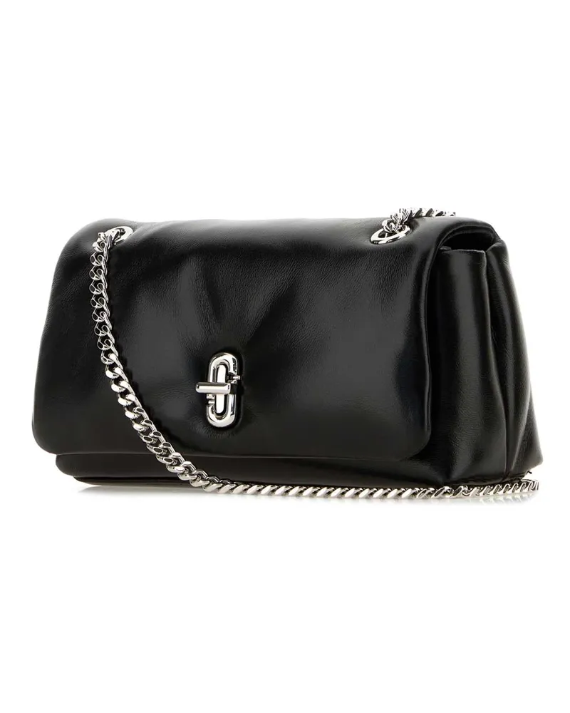 Marc Jacobs Women's Black Leather Shoulder Bag Borse A Tracolla Black