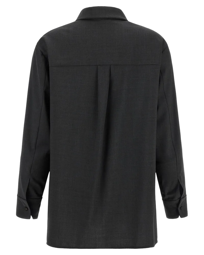 Max Mara Opera Blouse — Gray Gray