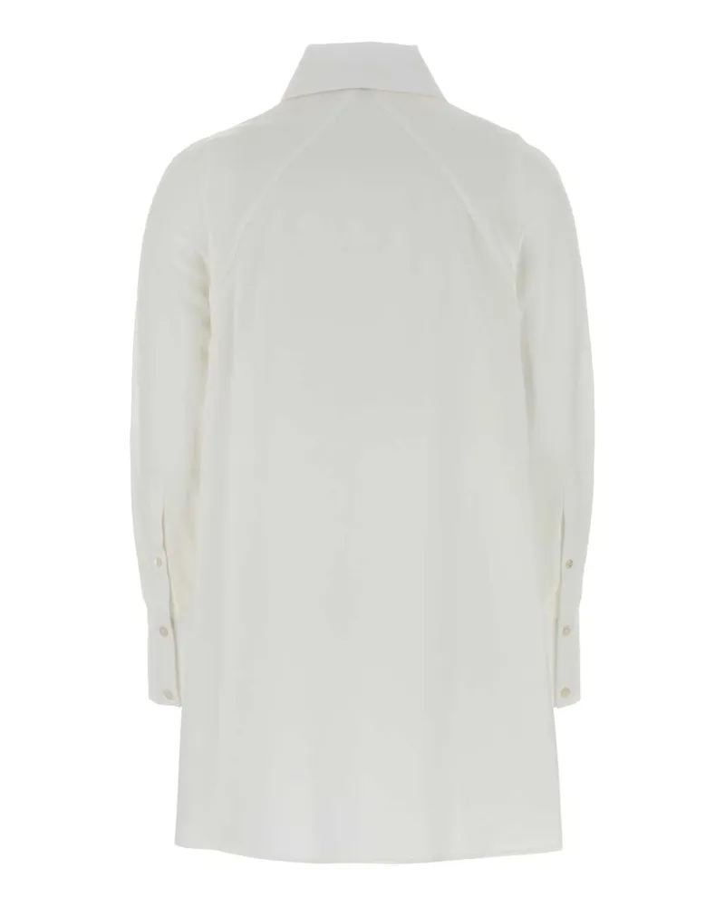 Alaïa Shirt Dress — White White