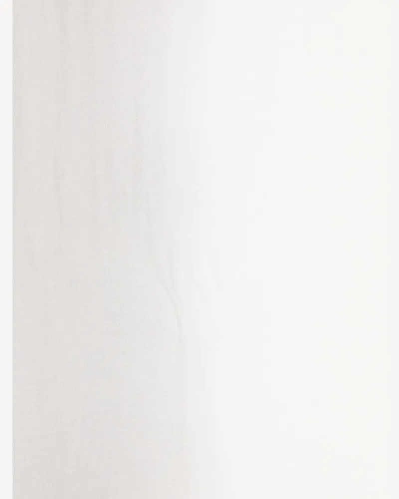 Emporio Armani Cashmere Blend Shawl — Beige White